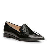 Loafer aus Lackleder