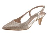 Tamaris Slingpumps goldfarben