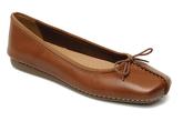 SALE -20 Clarks Unstructured - Freckle Ice - SALE Ballerinas, braun