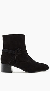 Ankle Boot aus softem Veloursleder