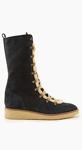 Hiker Boot aus Veloursleder