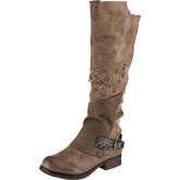 Laufsteg München Schlupfstiefel taupe Damen