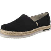 TOMS Platform Alpargata Espadrilles schwarz Damen