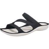 CROCS Swiftwater Sandal W Pantoletten schwarz/weiß Damen