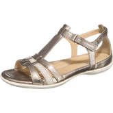 Ecco Flash Komfort-Sandalen silber Damen