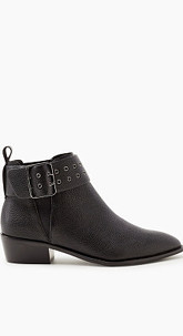 Bootie mit Nieten-verzierter Schnalle