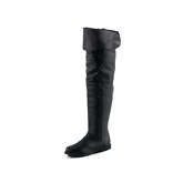 FUNTASMA® Kostümstiefel Piraten Raven Overknee-Stiefel schwarz Damen