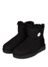 Ugg Boots Mini Bailey Button Bling schwarz