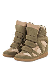 Isabel Marant Sneaker-Wedges Bekett beige