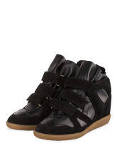 Isabel Marant Plateau-Sneaker Buckee schwarz