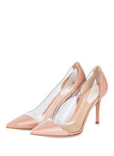 Gianvito Rossi Pumps Plexi 85 beige