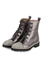 Pertini Schnürboots silber