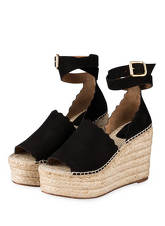 Chloé Wedges Lauren schwarz