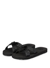 Flip*Flop Pantoletten Cross Tile schwarz