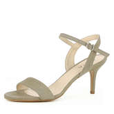 Evita Damen Sandalette VERONICA Klassische Sandaletten grau/beige Damen