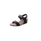 MEPHISTO Sandalen/Sandaletten Keilsandaletten schwarz Damen