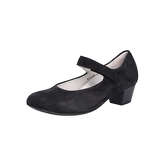 WALDLÄUFER Damen Comfort Slipper Komfort-Pumps schwarz Damen