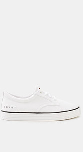 Schnürsneaker aus Baumwoll-Canvas