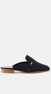 Slipper aus softem Veloursleder
