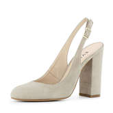 Evita Damen Sling Pumps ILENEA Sling-Pumps grau/beige Damen