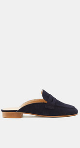 Slipper aus softem Veloursleder