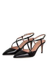 Boss Lack-Slingpumps Bella schwarz