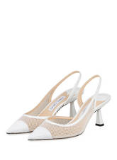 Jimmy Choo Slingpumps Fetto weiss