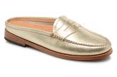 SALE -40 G.H. Bass - WEEJUN WMN Penny Slide Wheel - SALE Slipper, gold/bronze