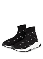 Balenciaga Hightop-Sneaker Speed Trainer schwarz