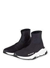 Balenciaga Hightop-Sneaker Speed Trainer schwarz