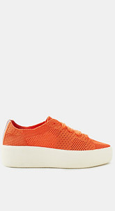 Strick-Sneaker mit Plateausohle