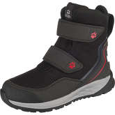 JACK WOLFSKIN Kinder Winterstiefel POLAR BEAR TEXAPORE HIGH schwarz/rot