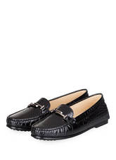 Tod's Mokassins City Gommino schwarz