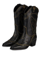 Ganni Stiefel High Texas schwarz