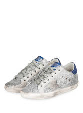 Golden Goose Deluxe Brand Sneaker Superstar silber