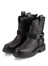 Sergio Rossi Biker-Boots schwarz