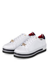 Tommy Hilfiger Plateau-Sneaker weiss