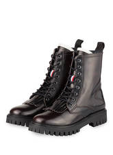 Tommy Hilfiger Schnürboots Iconic braun