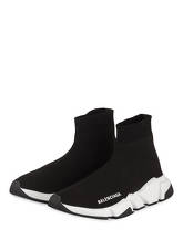 Balenciaga Hightop-Sneaker Speed Trainer schwarz