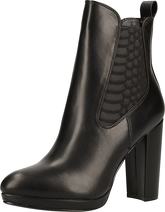 Buffalo High-Heel-Stiefelette Lederimitat