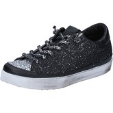 2 Stars  Sneaker sneakers silber textil schwarz glitter BZ540