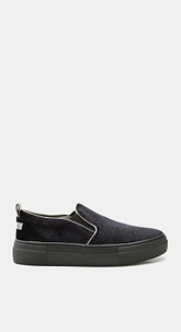 Slip On-Sneaker aus Samt