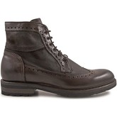 Leonardo Shoes  Herrenstiefel 4682 OXFORD DELAVE CIOCCOLATO