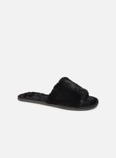 Sarenza Wear - Chaussons Mules fourrés tout doux Femme - Hausschuhe, schwarz