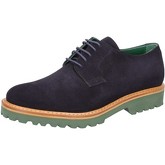 Di Mella  Herrenschuhe elegante blau wildleder BZ34