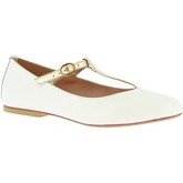 Leonardo Shoes  Ballerinas 936-3 NAPPA BIANCO/PLATINO