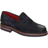Leonardo Shoes  Herrenschuhe 301-69 PE CAMOSCIO BLU