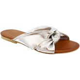 Leonardo Shoes  Sandalen PC139 LAMINATO ARGENTO