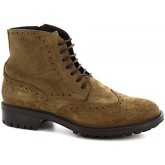 Leonardo Shoes  Herrenstiefel ART. 4819 CAMOSCIO GORIAN FANGO