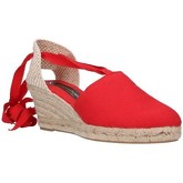 Fernandez  Espadrilles VALENC. CINTAS Mujer Rojo